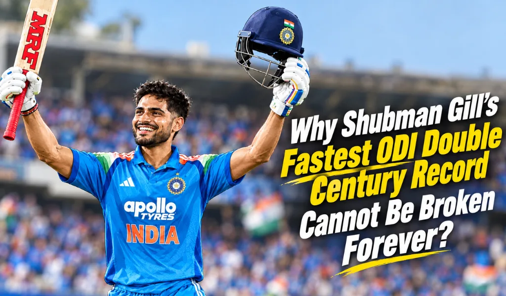 Why Shubman Gill’s Fastest ODI 200 Record Will Remain Unbeaten?
